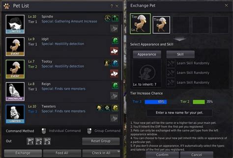 bdo pet list|bdo pet tier.